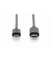 assmann Kabel połączeniowy USB 2.0 HighSpeed Typ USB C/microUSB B M/M czarny 3m - nr 2