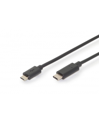 assmann Kabel połączeniowy USB 2.0 HighSpeed Typ USB C/microUSB B M/M czarny 3m