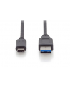 assmann Kabel połączeniowy USB 3.1 Gen.2 SuperSpeed+ 10Gbps Typ USB C/USB A M/M, Power Delivery czarny 1m - nr 16