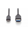 assmann Kabel połączeniowy USB 3.1 Gen.2 SuperSpeed+ 10Gbps Typ USB C/USB A M/M, Power Delivery czarny 1m - nr 3