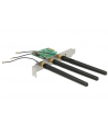 DeLOCK PCIe> 1x M.2 with 3 antennas - Low profile - nr 12