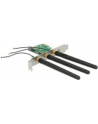 DeLOCK PCIe> 1x M.2 with 3 antennas - Low profile - nr 16