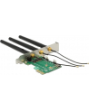 DeLOCK PCIe> 1x M.2 with 3 antennas - Low profile - nr 9