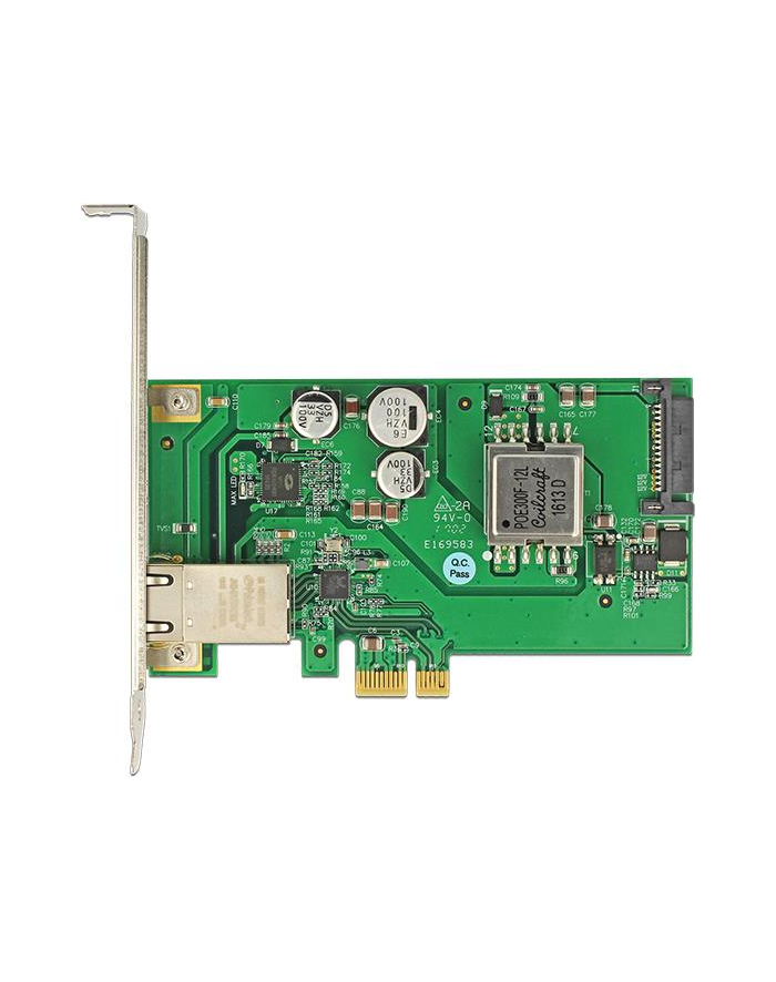 DeLOCK PCIe x1 IOI > LAN 1x RJ45 PoE+ główny