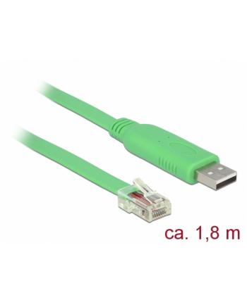 DeLOCK USB2.0 Adapt.>1x RS-232 RJ45 - USB 2.0 Type A St-St.
