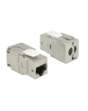 DeLOCK Keystone RJ45 Bu/Bu Cat.6 silver - nr 10