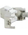 DeLOCK Keystone RJ45 Bu/Bu Cat.6 silver - nr 15