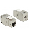 DeLOCK Keystone RJ45 Bu/Bu Cat.6 silver - nr 1