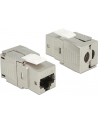 DeLOCK Keystone RJ45 Bu/Bu Cat.6 silver - nr 20