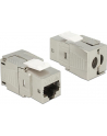 DeLOCK Keystone RJ45 Bu/Bu Cat.6 silver - nr 8