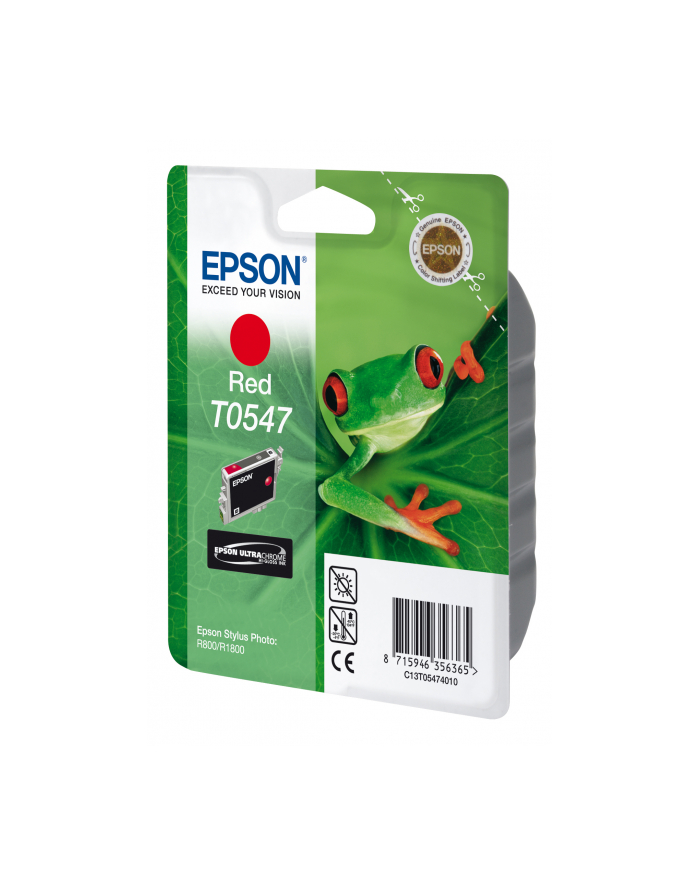 Tusz Epson T0547 red | Stylus Photo R800/1800 główny