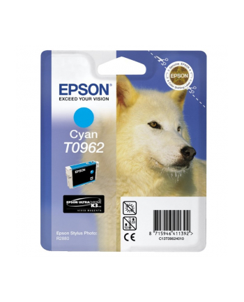 Tusz Epson T0962 cyan UltraChrome K3 | Stylus Photo R2880