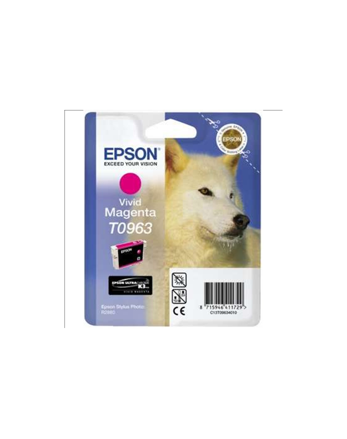 Tusz Epson T0963 vivid magenta UltraChrome K3 | Stylus Photo R2880 główny