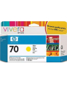 Tusz HP 70 yellow Vivera | 130ml | photosmartproB9180,designjetZ2100/Z3100 - nr 16