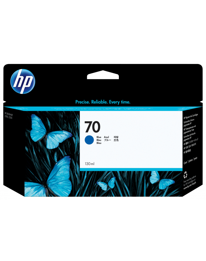 Tusz HP 70 blue Vivera | 130ml | photosmartproB9180,designjetZ2100/Z3100 główny