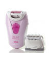 BRAUN SE-3270 Epilator Pink, 20 Tweezer System, SoftLift Tips, Dermatologically recommended, Massaging Rollers, 2 Speed Personalization, Additional shaver head with trimmer cap,  12 V Adapter, Brush - nr 2