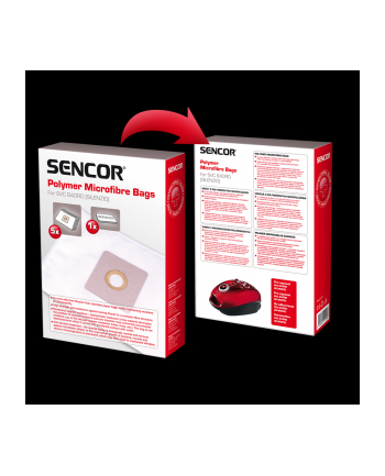 Worki do odkurzacza Sencor SVC 840 (5szt.)