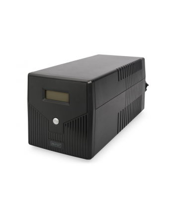 DIGITUS Zasilacz awaryjny UPS Line-Ineractive LCD, 1500VA/900W, 4xSCHUKO,USB, RS232,RJ45