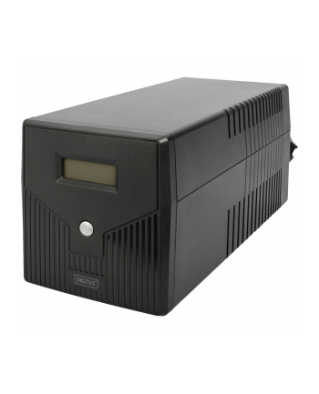 DIGITUS Zasilacz awaryjny UPS Line-Ineractive LCD, 2000VA/1200W, 4xSCHUK,USB,RS232, RJ45