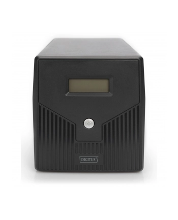 DIGITUS Zasilacz awaryjny UPS Line-Ineractive LCD, 1500VA/900W, 4xSCHUKO,USB, RS232,RJ45