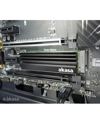 Akasa Aluminiowe chłodzenie pasywne dla dysków M.2 SSD