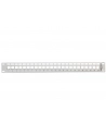 PATCH PANEL 24 PORT 1U DO MODUŁÓW 19'' KEYSTONE SZARY DELOCK - nr 11