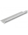 PATCH PANEL 24 PORT 1U DO MODUŁÓW 19'' KEYSTONE SZARY DELOCK - nr 14