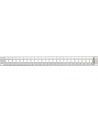 PATCH PANEL 24 PORT 1U DO MODUŁÓW 19'' KEYSTONE SZARY DELOCK - nr 22