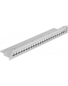 PATCH PANEL 24 PORT 1U DO MODUŁÓW 19'' KEYSTONE SZARY DELOCK - nr 27