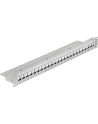 PATCH PANEL 24 PORT 1U DO MODUŁÓW 19'' KEYSTONE SZARY DELOCK - nr 34