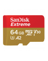 SANDISK EXTREME microSDXC 64 GB 160/60 MB/s A2 C10 V30 UHS-I U3 ActionCam - nr 21