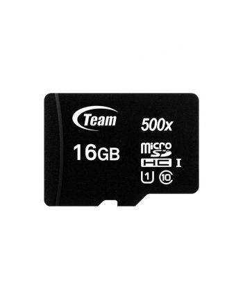 Team Group Karta Pami臋ci Micro SDHC 16GB UHS-I +Adapter