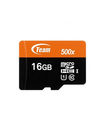 Team Group Karta Pami臋ci Micro SDHC 16GB UHS-I +Adapter