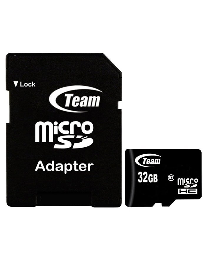 Team Group Karta Pamięci Micro SDHC 32GB Class 10 +Adapter główny