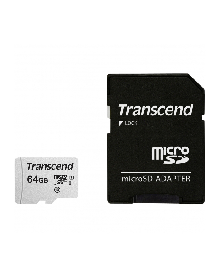 Memory card Transcend microSDHC USD300S 64GB CL10 UHS-I U3 Up to 95MB/S główny