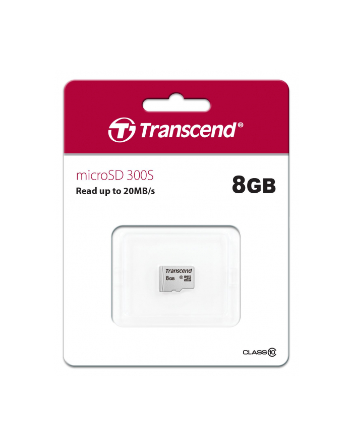 Memory card Transcend microSDHC SD300S 8GB główny