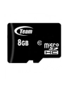 Team Group Karta Pamięci Micro SDHC 8GB Class 10 +Adapter - nr 12