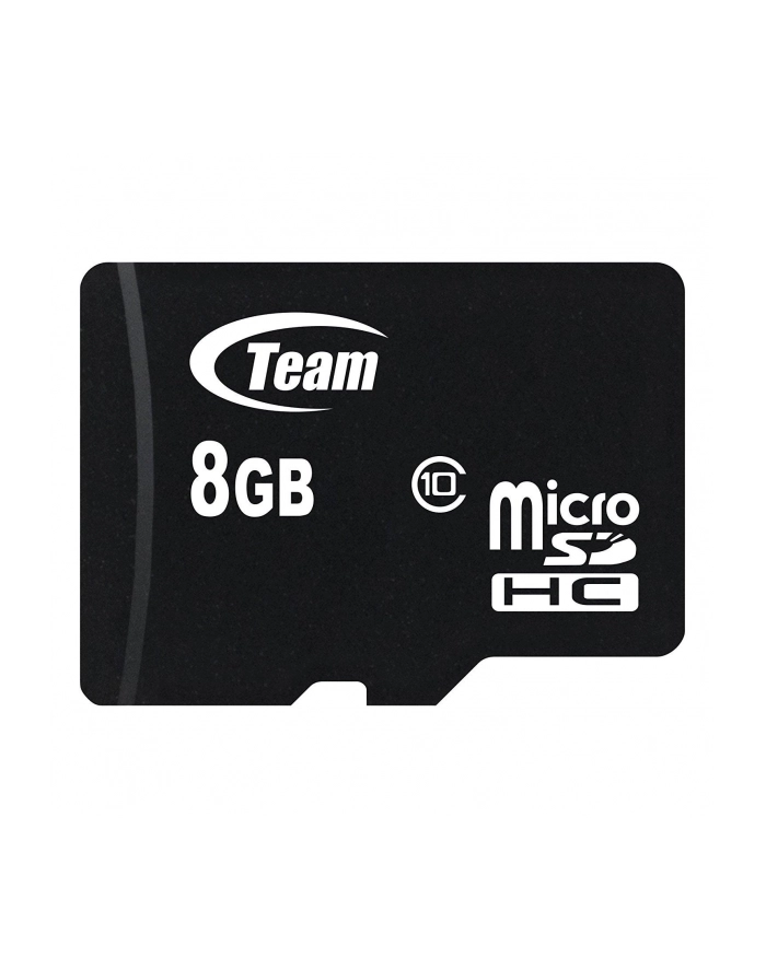 Team Group Karta Pamięci Micro SDHC 8GB Class 10 +Adapter główny
