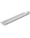 PATCH PANEL 24 PORT 1U DO MODUŁÓW 19'' KEYSTONE SZARY DELOCK - nr 31