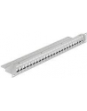 PATCH PANEL 24 PORT 1U DO MODUŁÓW 19'' KEYSTONE SZARY DELOCK - nr 32