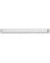 PATCH PANEL 24 PORT 1U DO MODUŁÓW 19'' KEYSTONE SZARY DELOCK - nr 35