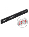 PATCH PANEL 24 PORT 1U DO MODUŁÓW 19'' KEYSTONE OBROTOWY CZARNY DELOCK - nr 23