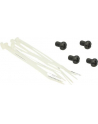 PATCH PANEL 24 PORT 1U DO MODUŁÓW 19'' KEYSTONE OBROTOWY CZARNY DELOCK - nr 30