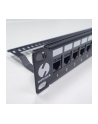 Netrack patchpanel 19'' 24-porty, pusty, czarny - nr 1