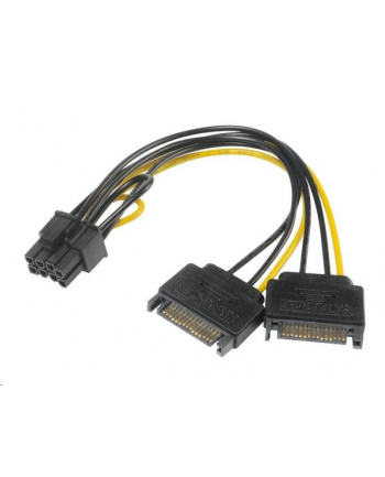 Akasa Adapter SATA power - 6+2pin PCIe