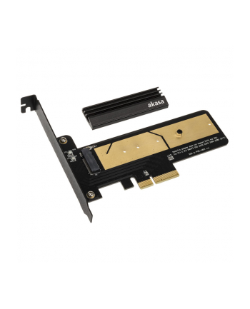 Akasa Adapter M.2 SSD - PCIe z chłodzeniem