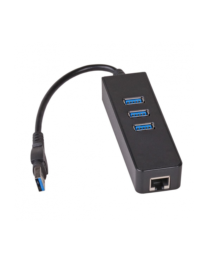 Akyga Hub USB 3.0 3-ports + RJ45 AK-AD-32 główny