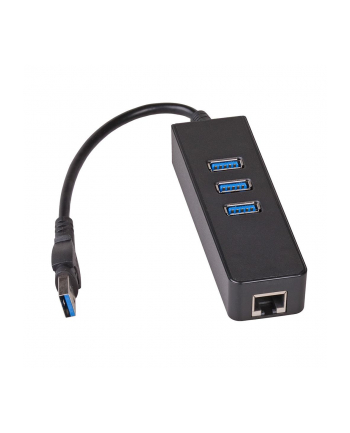 Akyga Hub USB 3.0 3-ports + RJ45 AK-AD-32