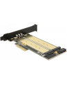 Delock PCI Express x4 >  wewnętrzny M.2- B + wewnętrzny NVMe M.2 M - nr 15