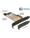 Delock PCI Express x4 >  wewnętrzny M.2- B + wewnętrzny NVMe M.2 M - nr 17